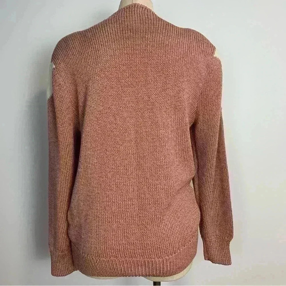 Vintage Pink & Pearl Braemar  by Jeremy Scott sweater. - Picture 7 of 9